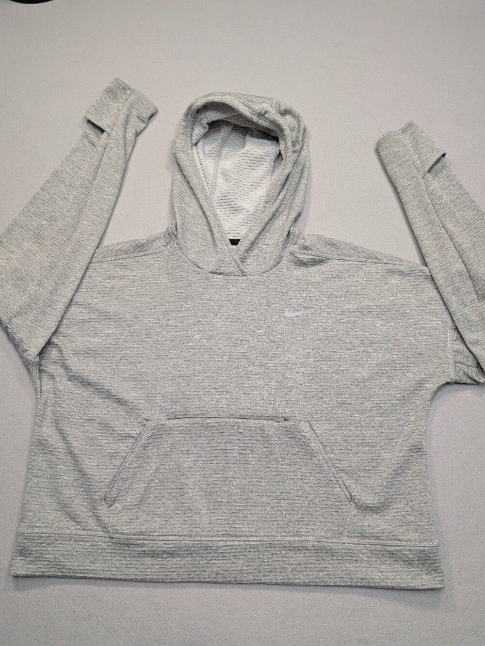 Nike Dri-FIT Gray Running Hoodie Size Large